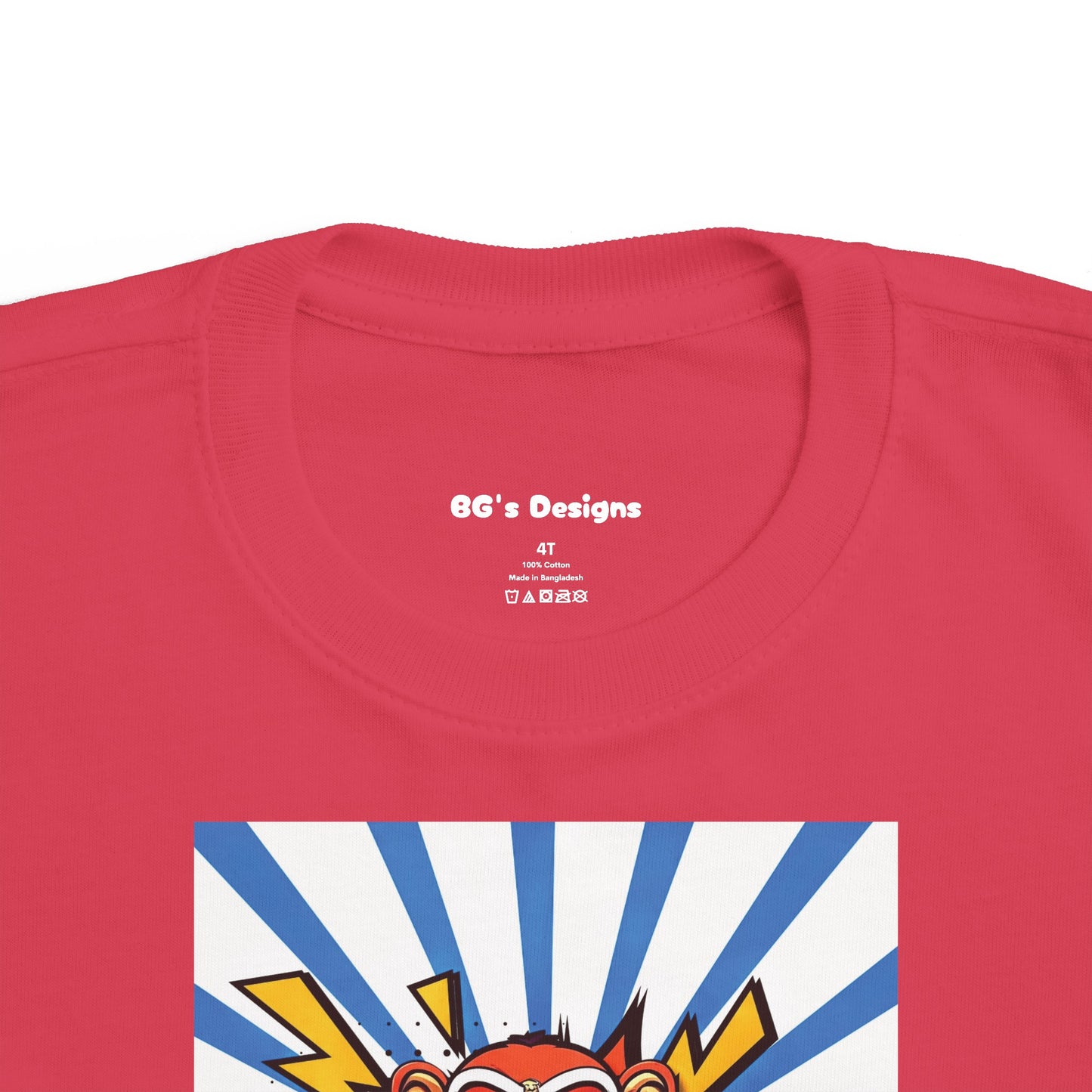 KaPow Lucha Monkey - Toddler and Kids Tee