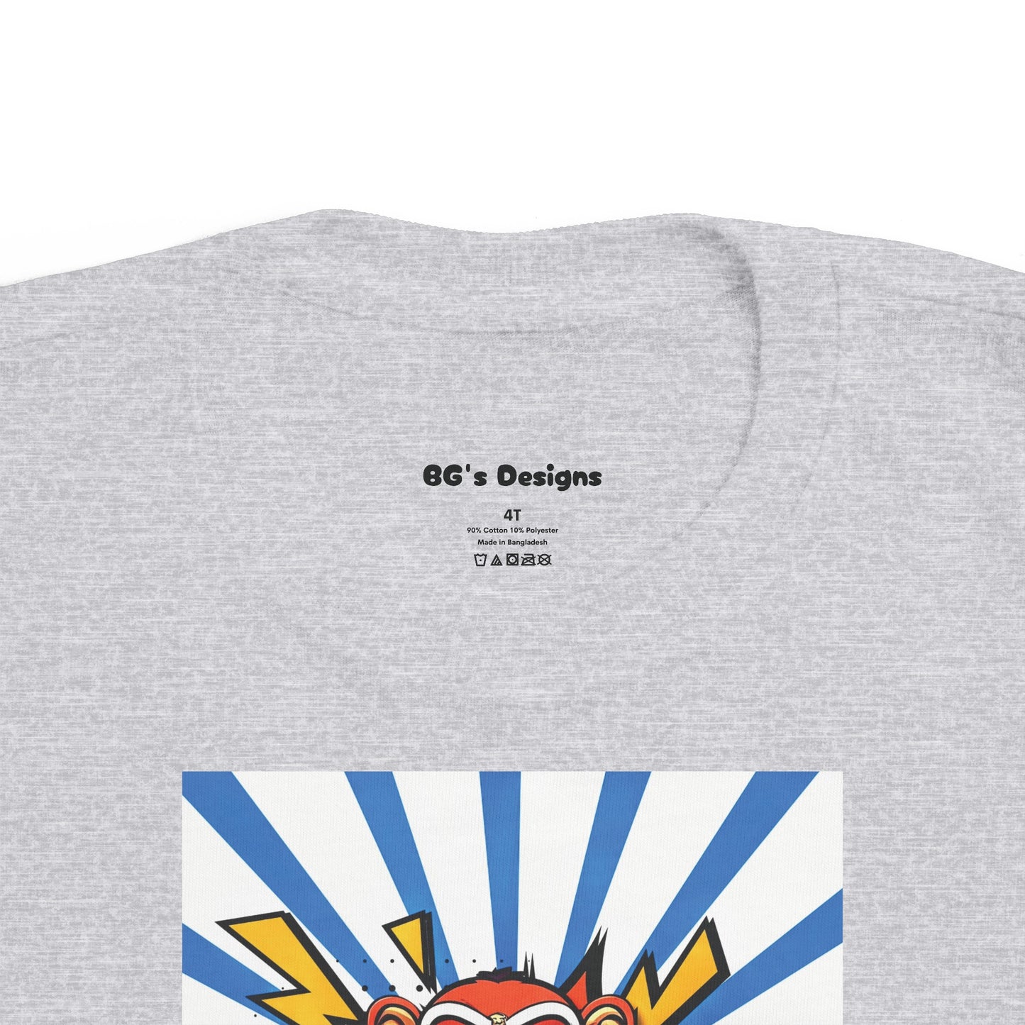 KaPow Lucha Monkey - Toddler and Kids Tee