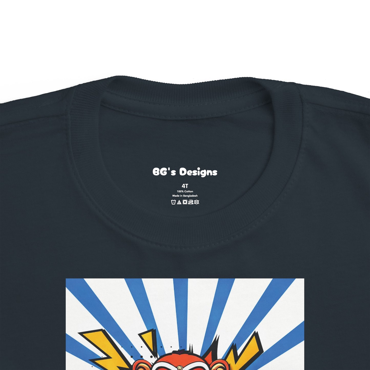 KaPow Lucha Monkey - Toddler and Kids Tee