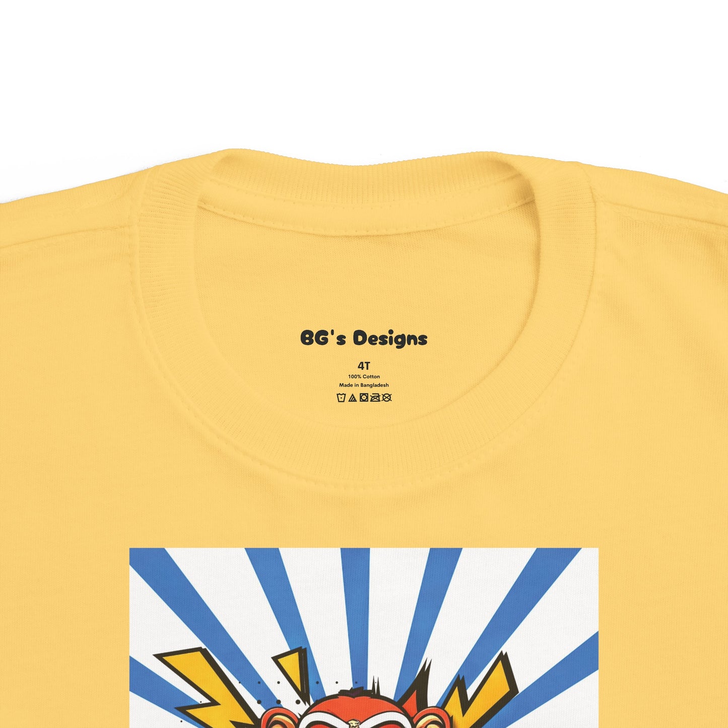 KaPow Lucha Monkey - Toddler and Kids Tee