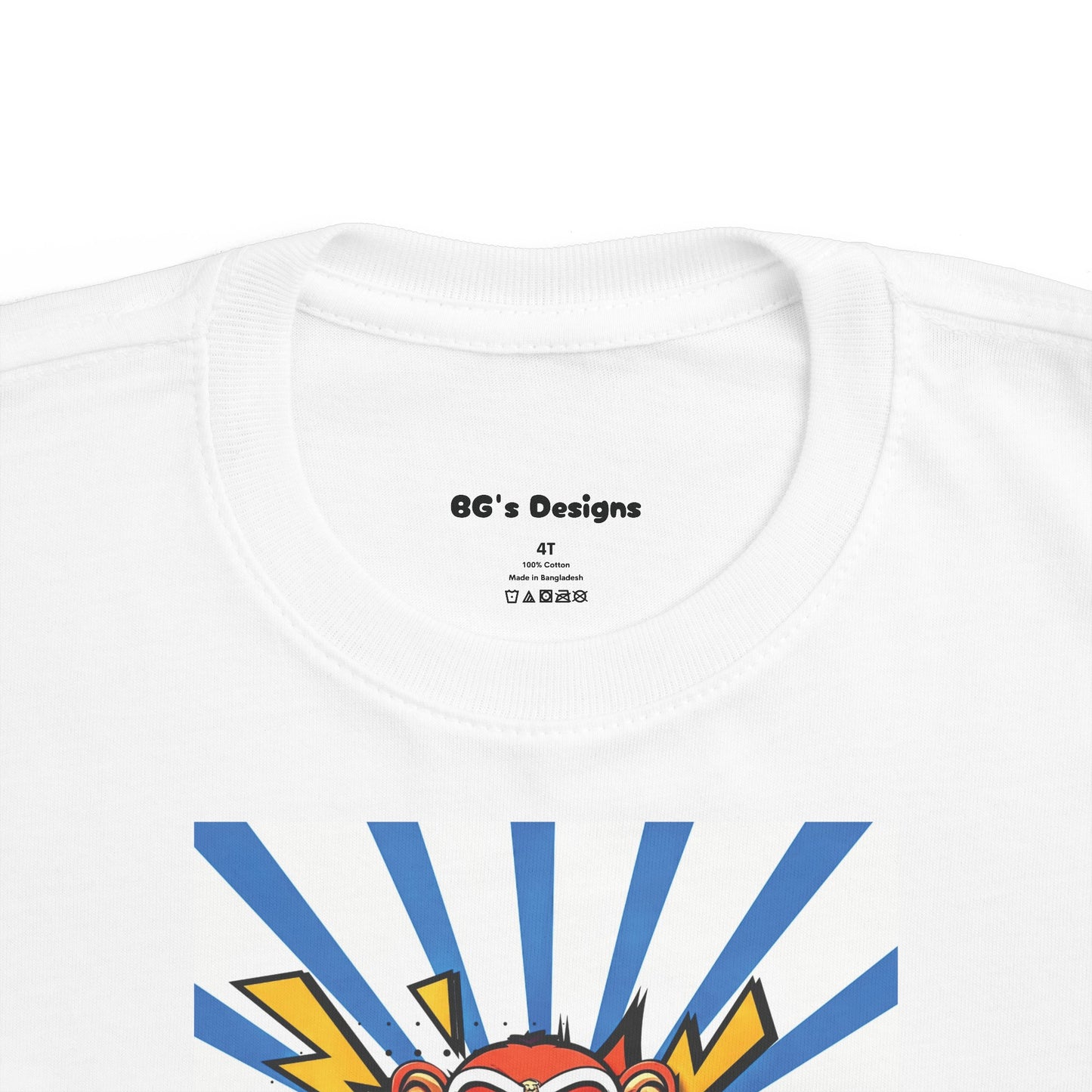 KaPow Lucha Monkey - Toddler and Kids Tee