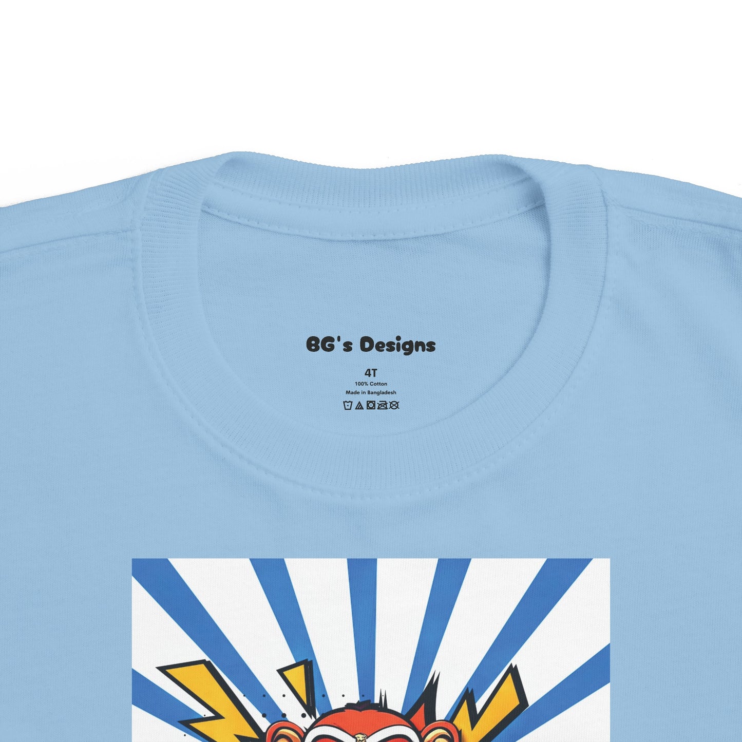 KaPow Lucha Monkey - Toddler and Kids Tee
